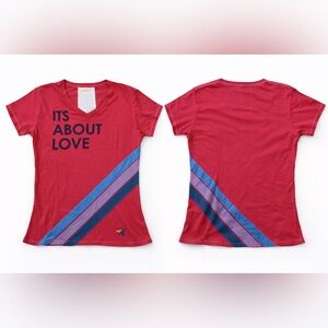 🦄 Rare Aviator Nation Its About Love Vintage Tee